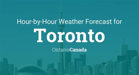 hourly weather today in toronto.